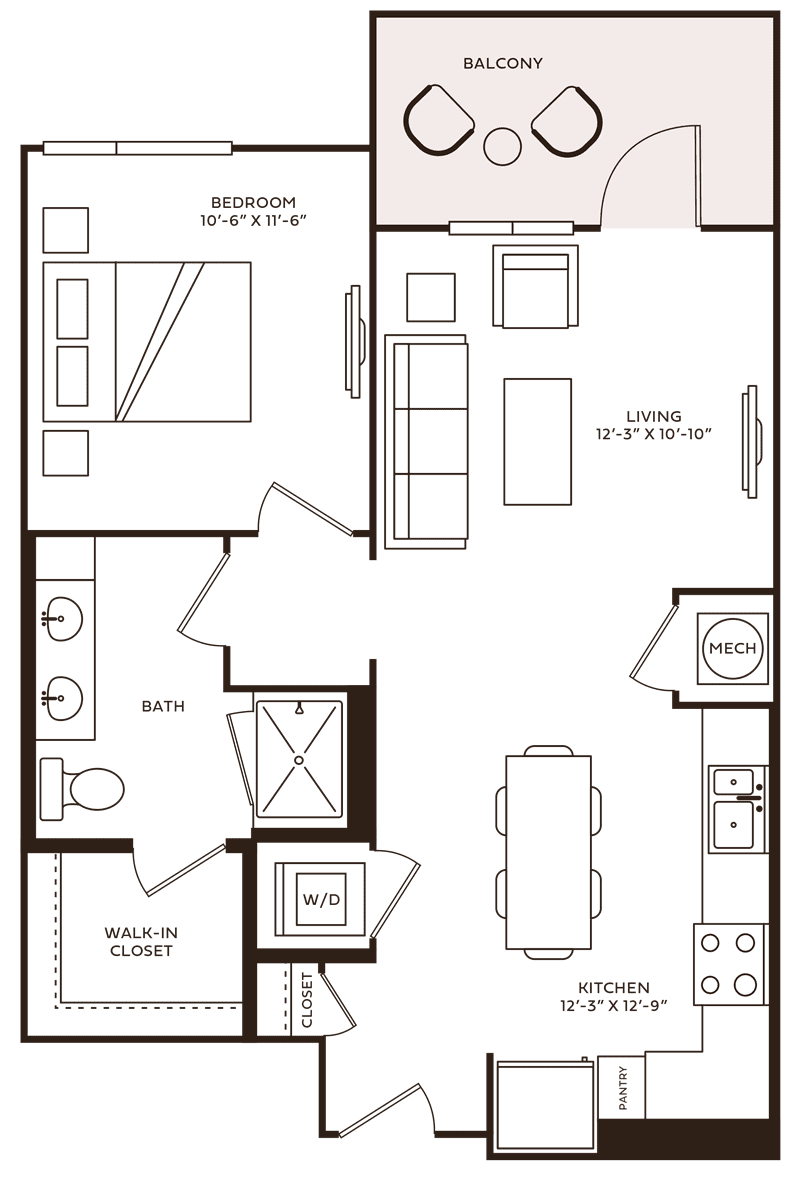 Cavalier floor plan layout