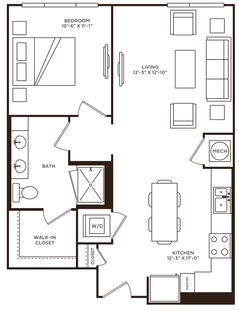 Cedar floor plan layout