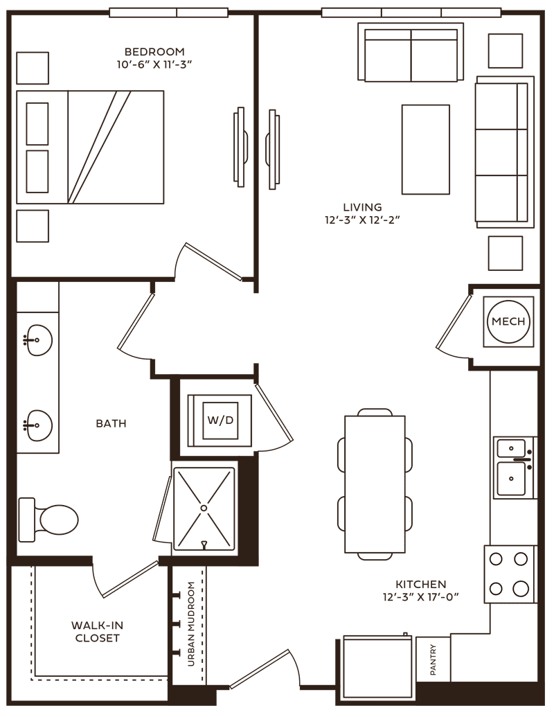 Evergreen floor plan layout