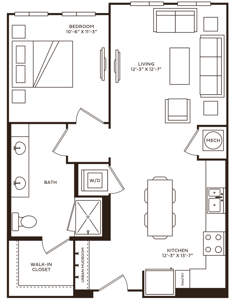 Granite floor plan layout